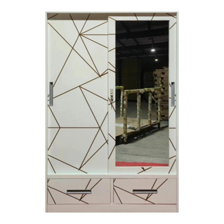 2 Door Wardrobe 185*120cm